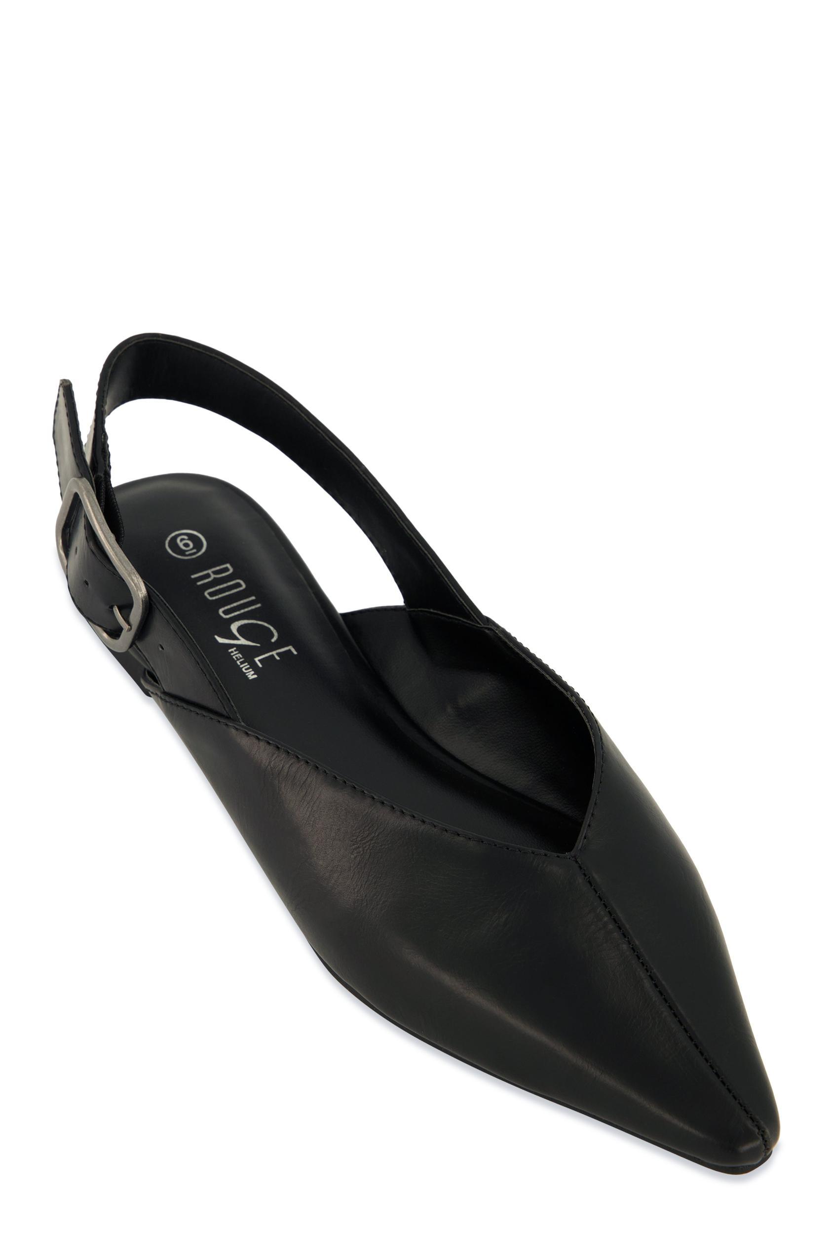 Womens Buckle Slingback Flats Product Image