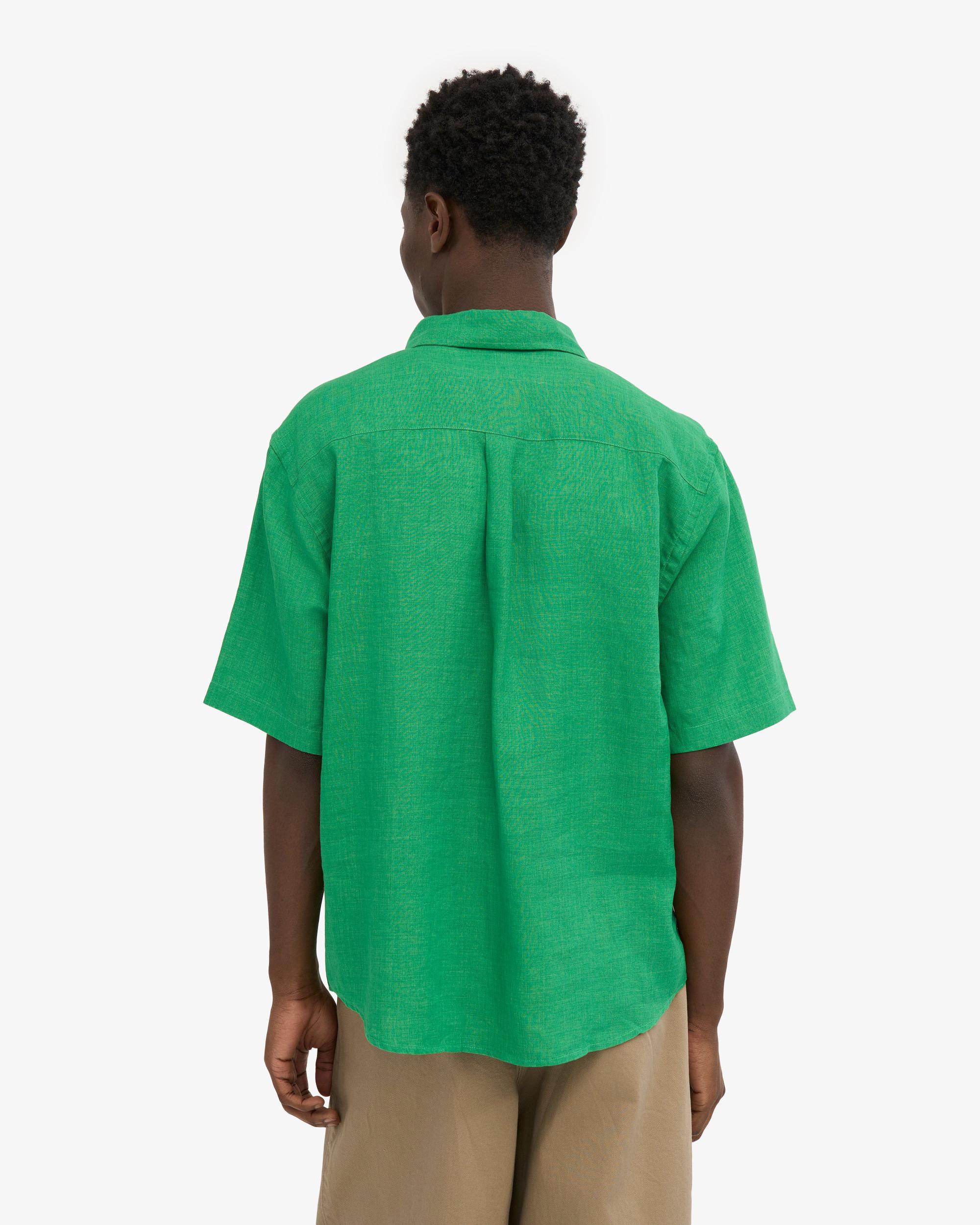 Linen SS Shirt - Polar Blue Product Image