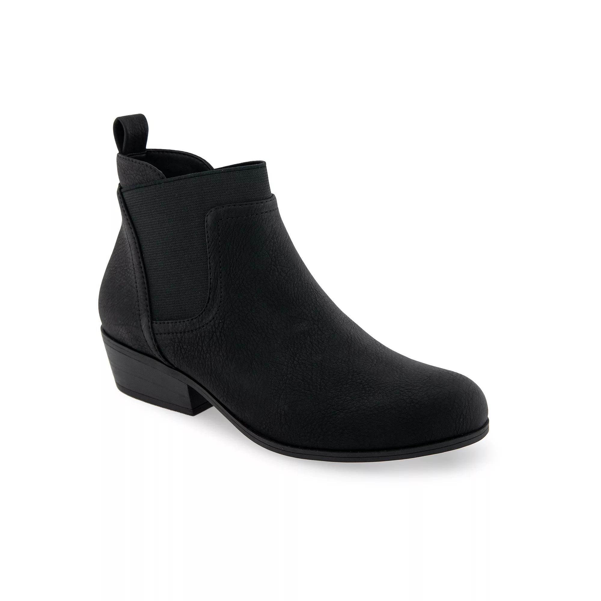 Aerosoles Caddie Women's Ankle Boots, Size: 7, Black Grainy Product Image