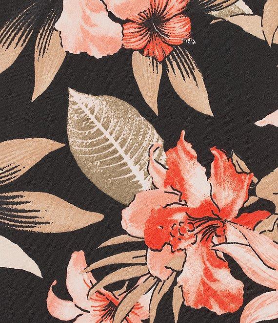 Kasper Floral Print Flared Midi Coordinating Skirt Product Image