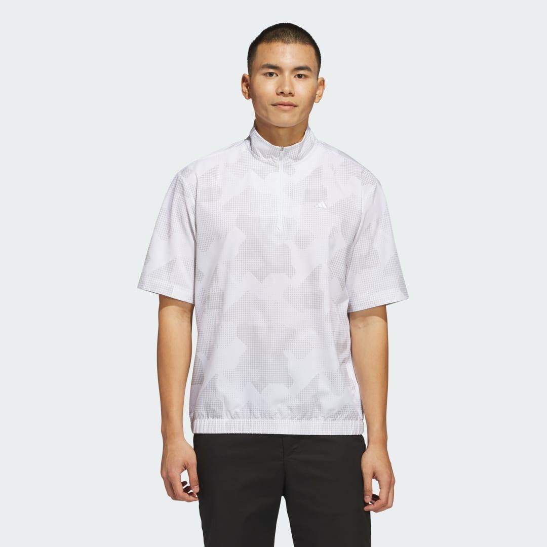 adidas Go-to DWR Short Sleeve Half-Zip Pullover Black S Mens Product Image