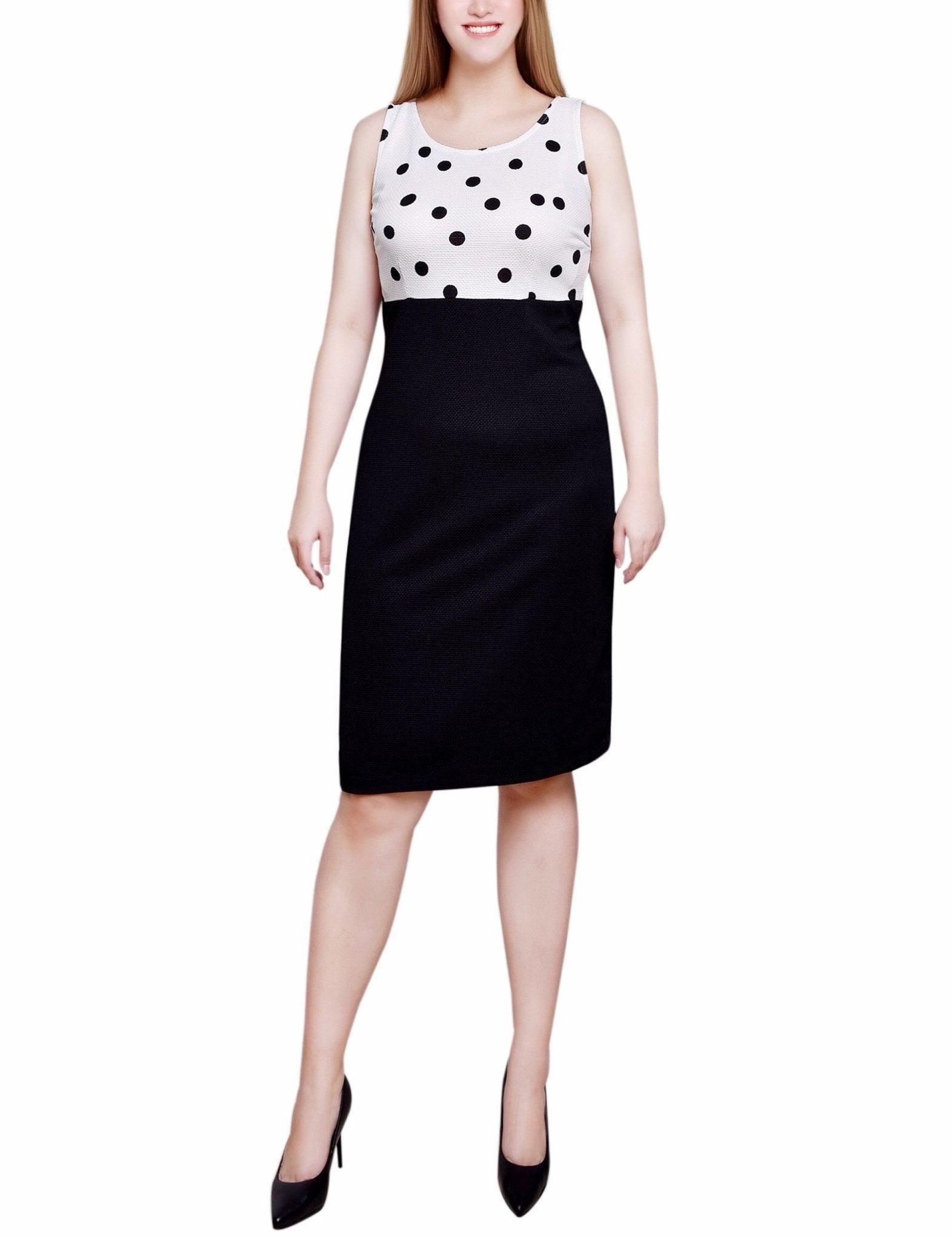 Katlyn Dotted Colorblocked Dress Set Product Image
