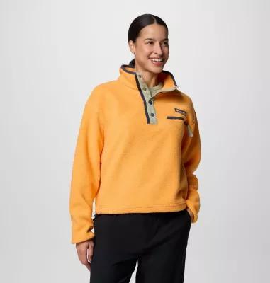 Columbia Women's Helvetia II Cropped Half Snap Fleece Pullover- Product Image