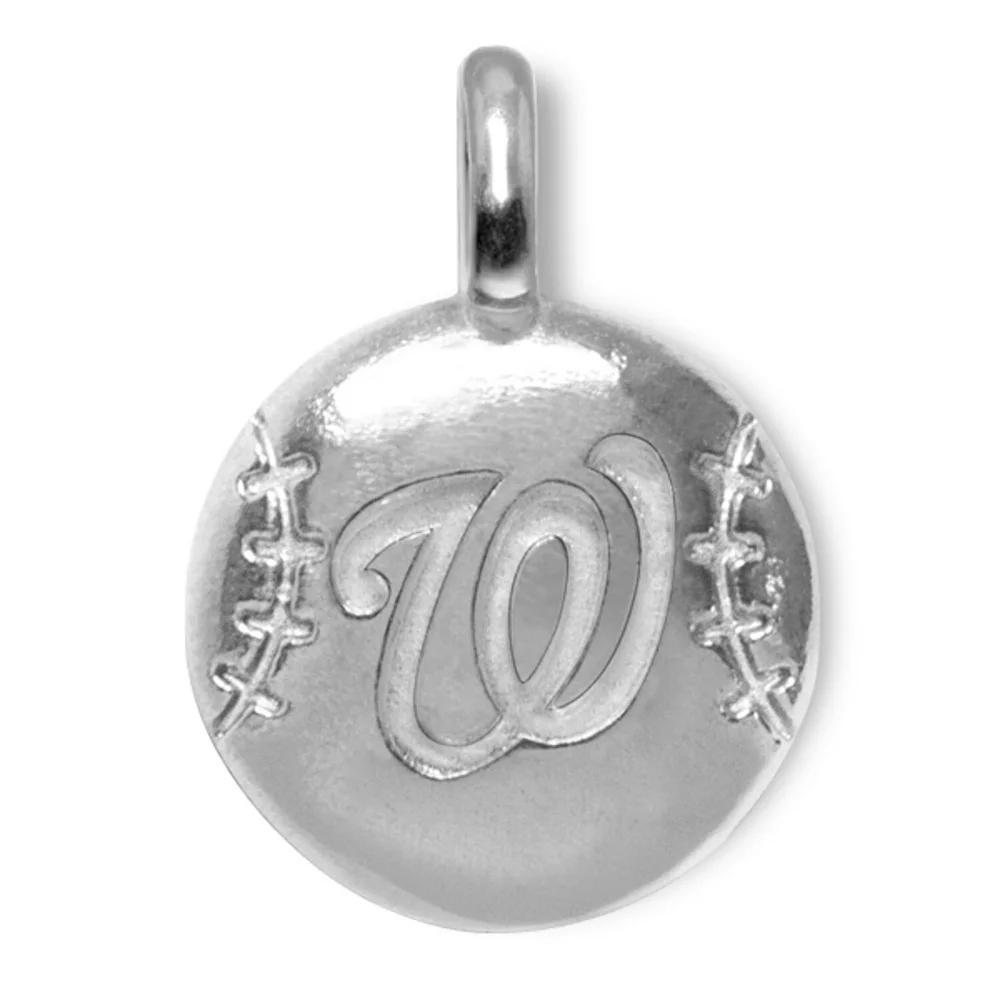 Women's Alex Woo Washington Nationals Sterling Silver Disc Charm, Team Product Image