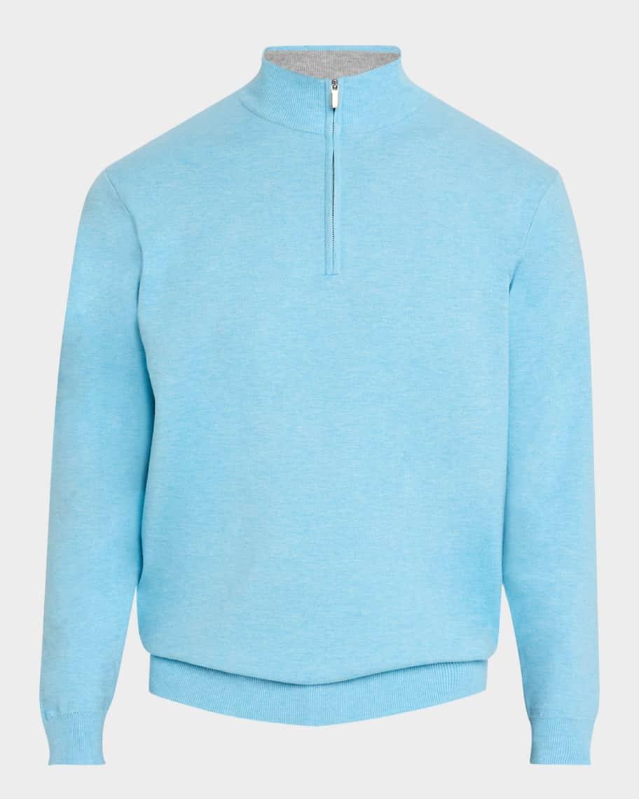 Mens Coolspun Quarter-Zip Sweater Product Image