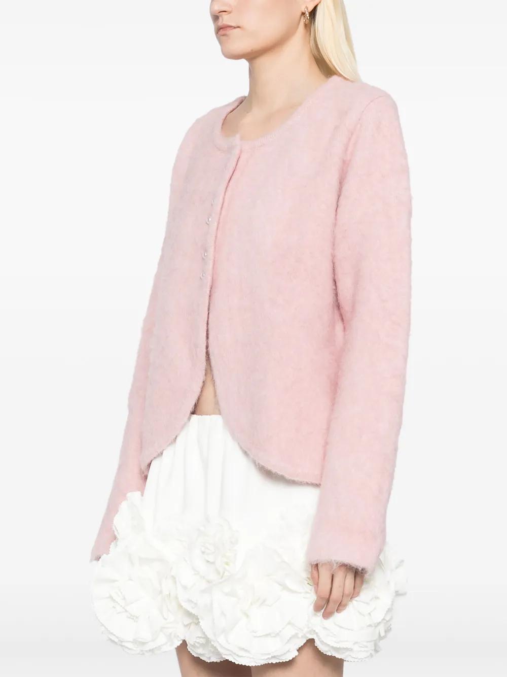 round-neck cardigan Product Image