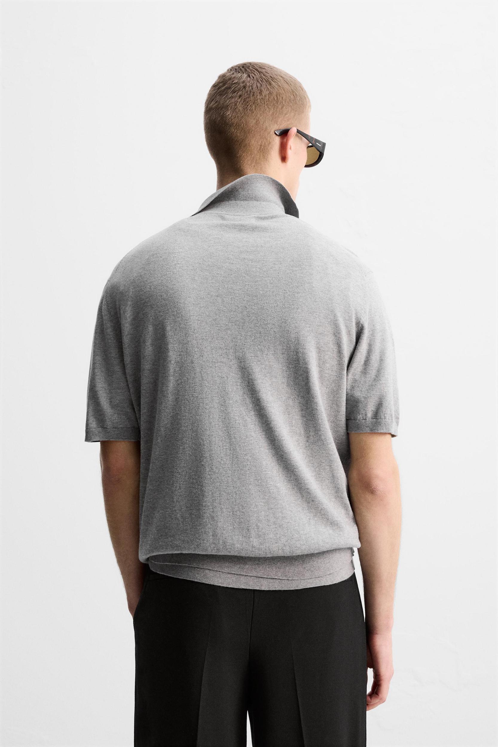 LIMITED EDITION COTTON BLEND KNIT POLO Product Image
