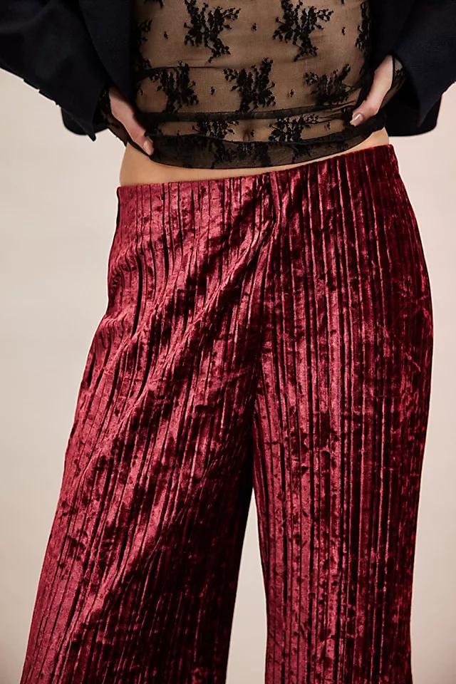 Star Sign Velvet Pants Product Image