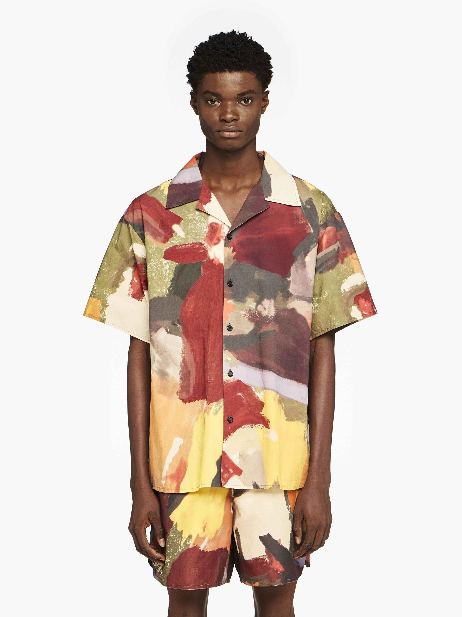 'ABSTRACT' PRINTED SWIM SHORTS Product Image