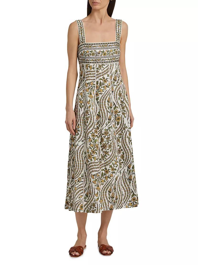 Rye Floral Linen Dress Product Image