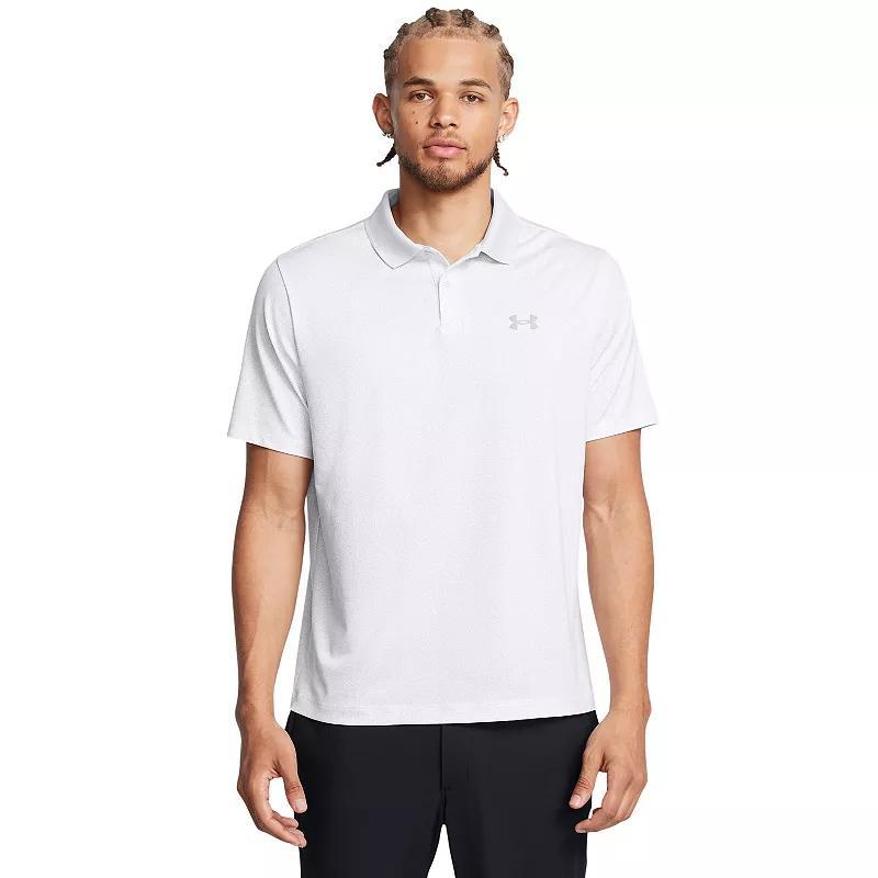 Men's Under Armour Matchplay Printed Polo, Size: Medium, Blue Down Pour Product Image
