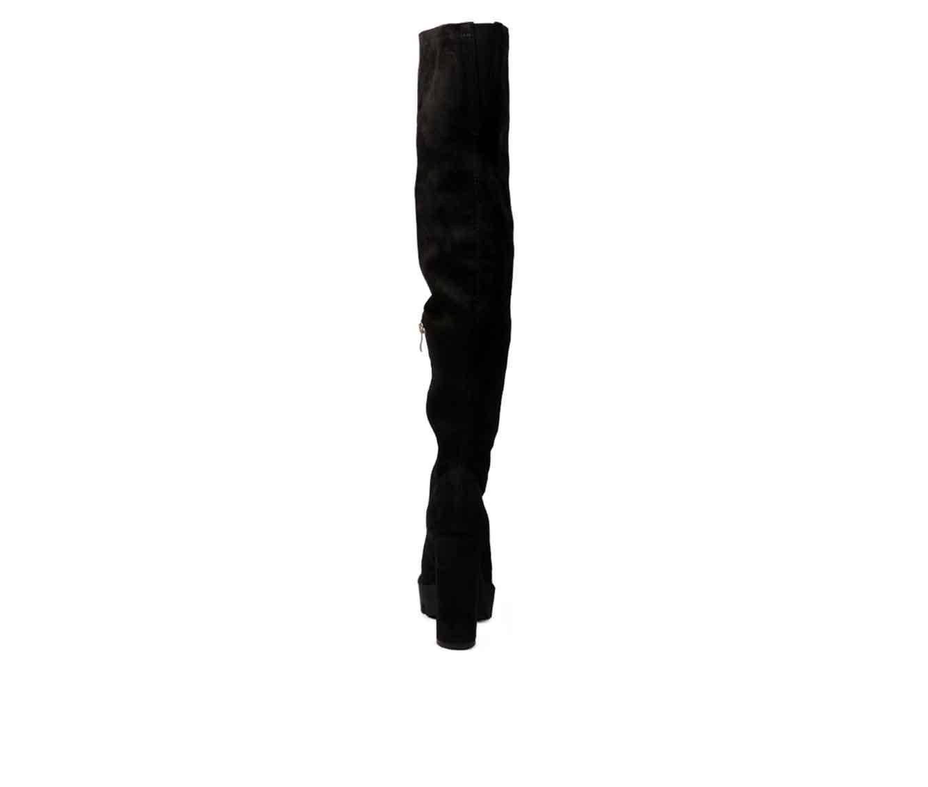 Women's London Rag Maple Over The Knee Heeled Boots Product Image