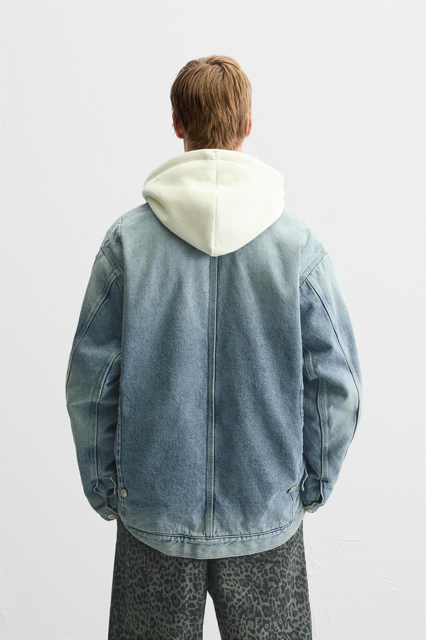 BOXY FIT DENIM JACKET Product Image