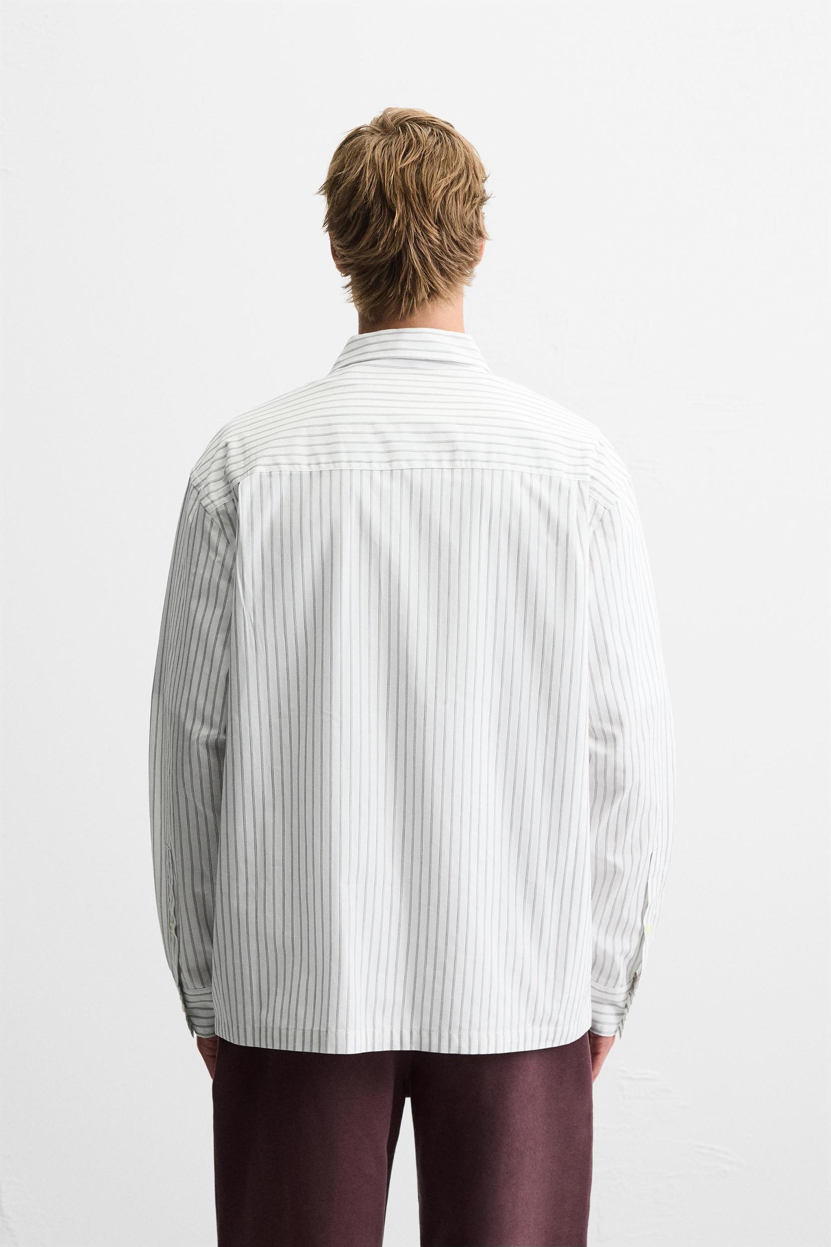 STRIPED POCKET SHIRT Product Image