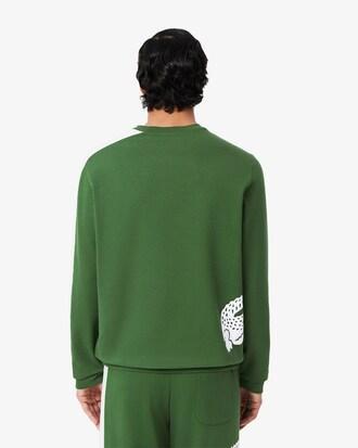 Printed Fleece Loungewear Sweatshirt Product Image