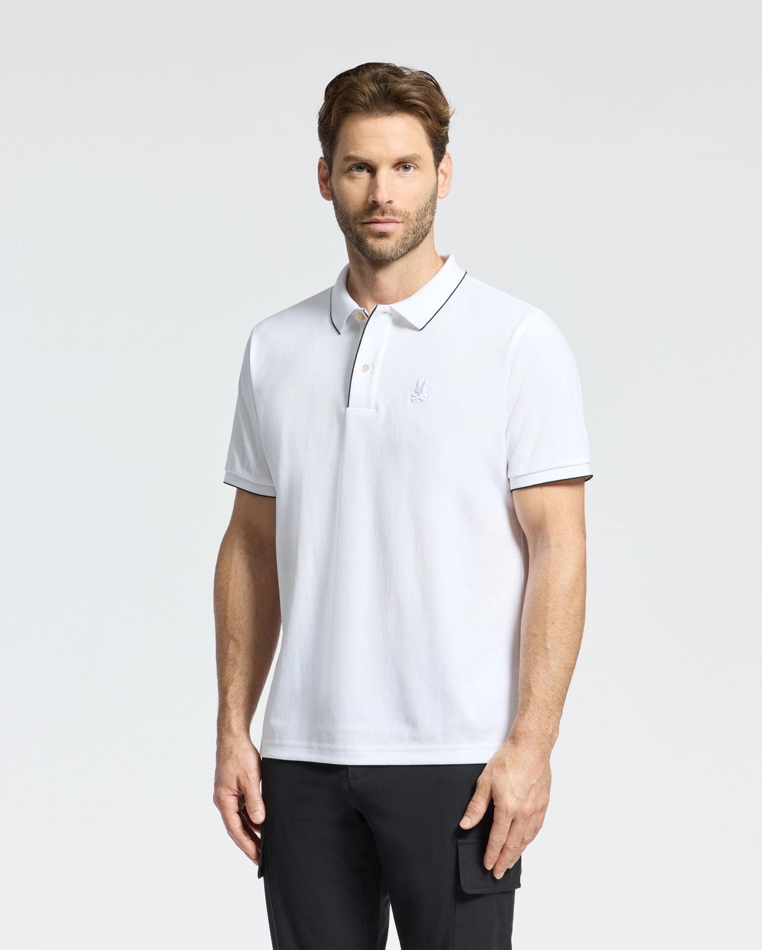 MENS BRYCE PERFORMANCE PIQUE POLO SHIRT - B6K486F200 Product Image