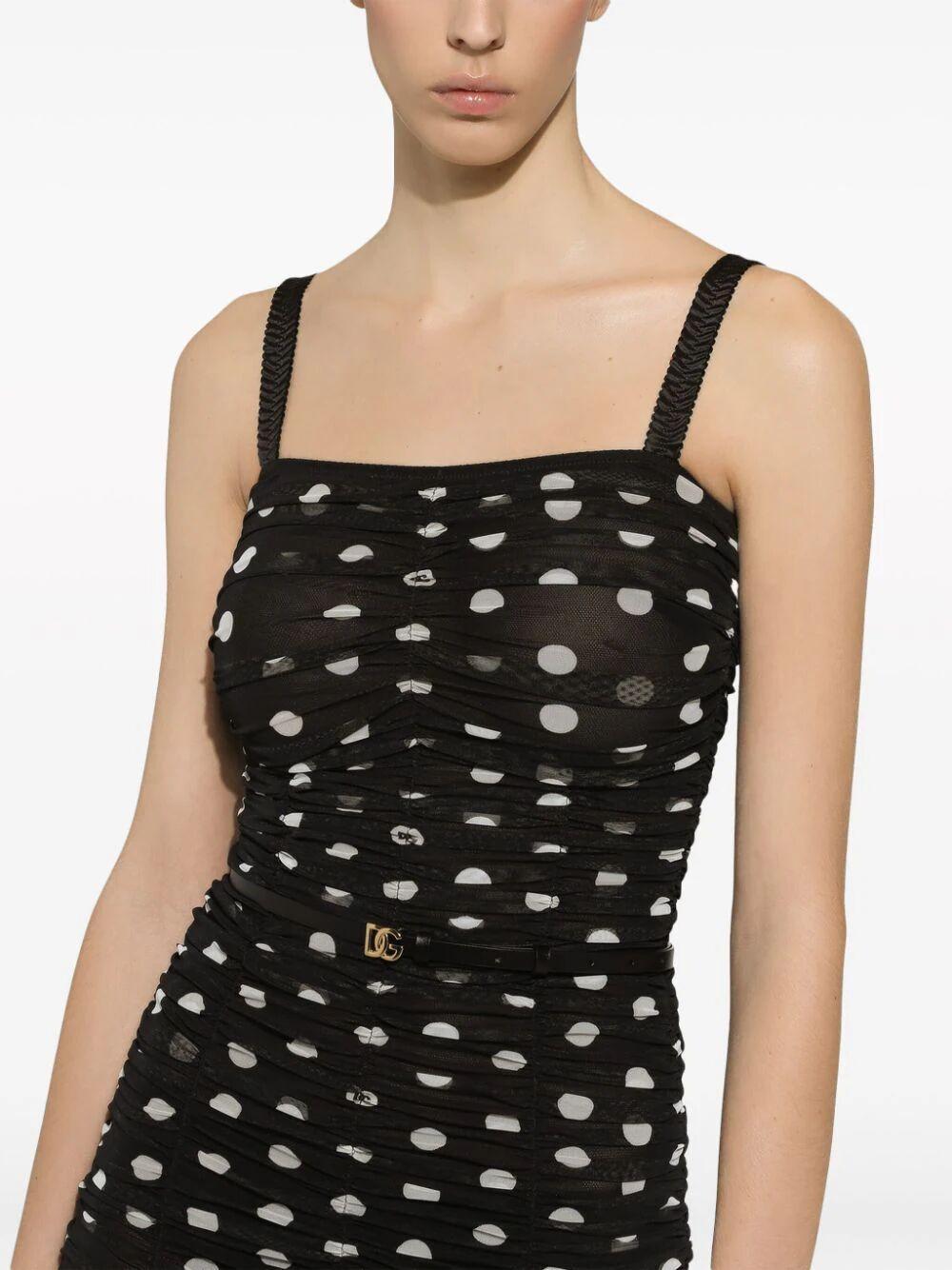 DOLCE & GABBANA Women Abito Mambo Italiano In Black Product Image