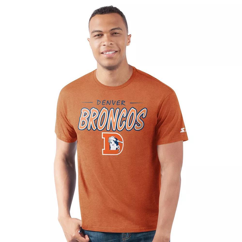 Men's Starter  Orange Denver Broncos Prime Time T-Shirt, Size: 2XL Product Image