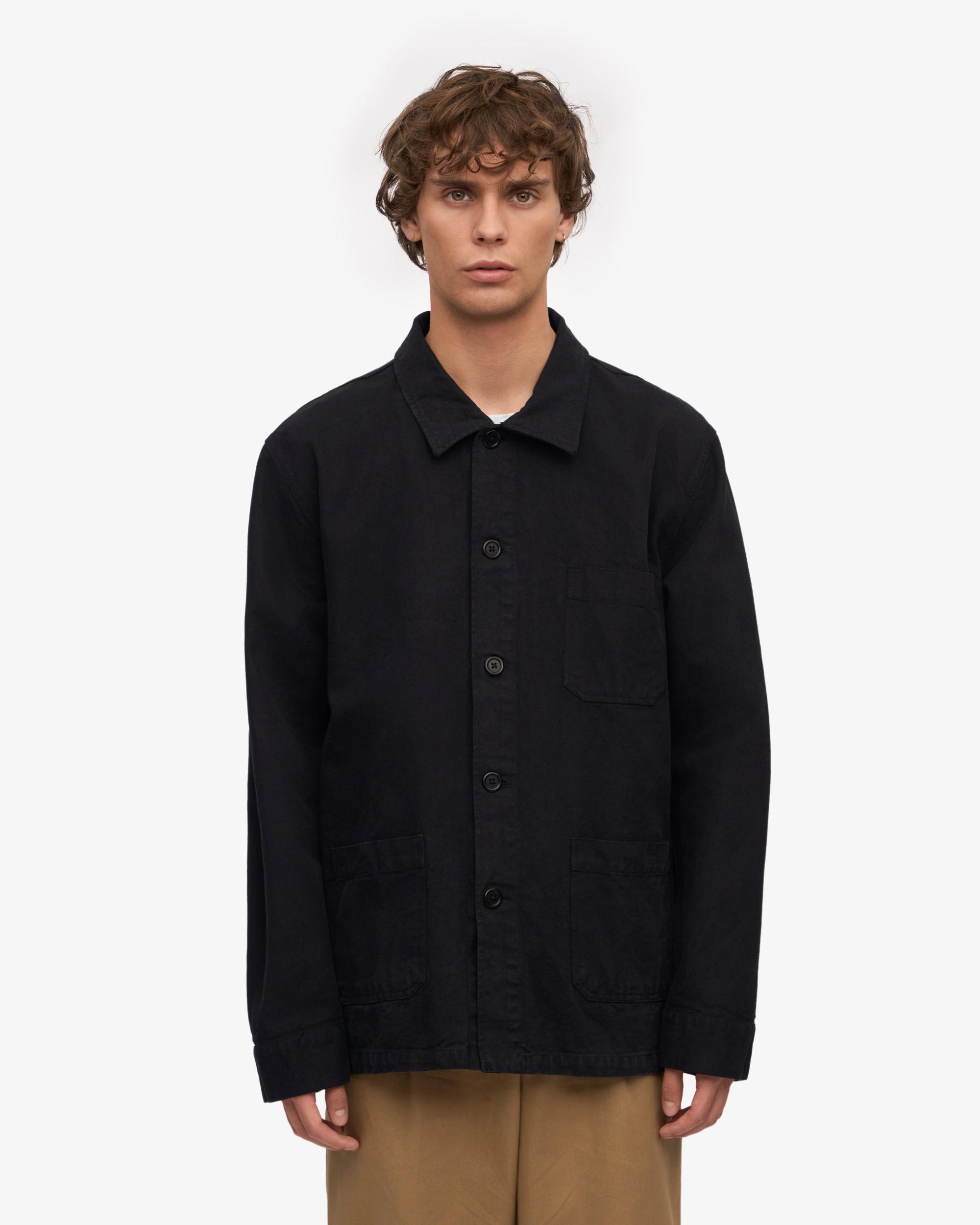 Organic Workwear Jacket - Deep Black Product Image