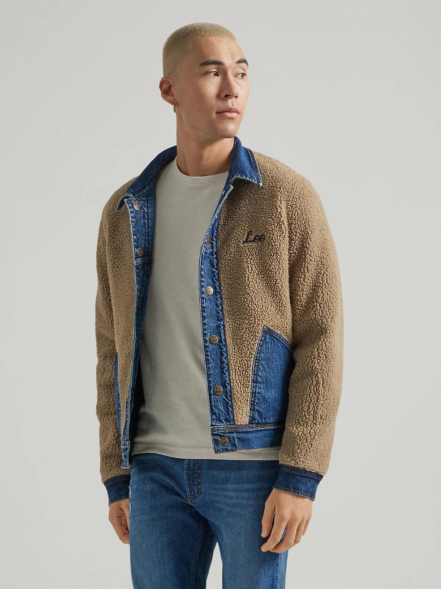 Men's Reversible Sherpa Lined Rider™ Jacket | Men's Jackets & Outerwear | Lee® Product Image