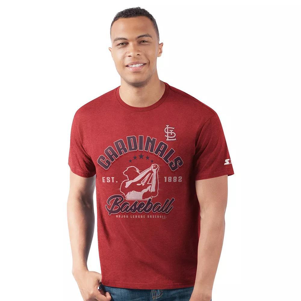 Men's Starter  Red St. Louis Cardinals Prime Time Batter T-Shirt, Size: 2XL Product Image