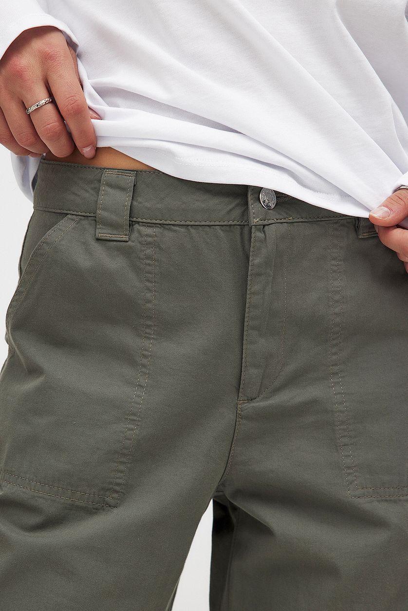 Relaxed Cargo Pocket Cotton Pants Product Image