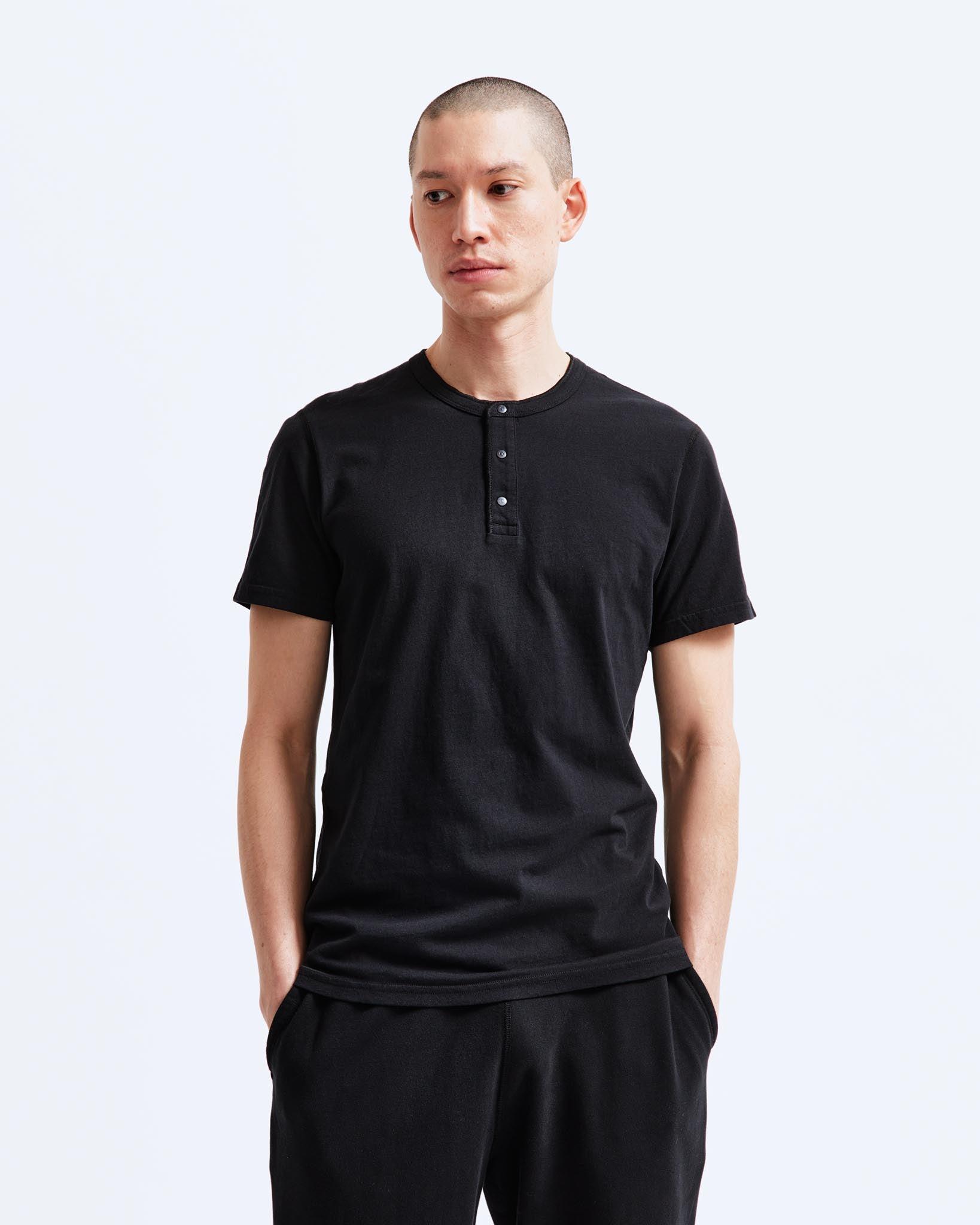 Lightweight Jersey Henley Male Product Image