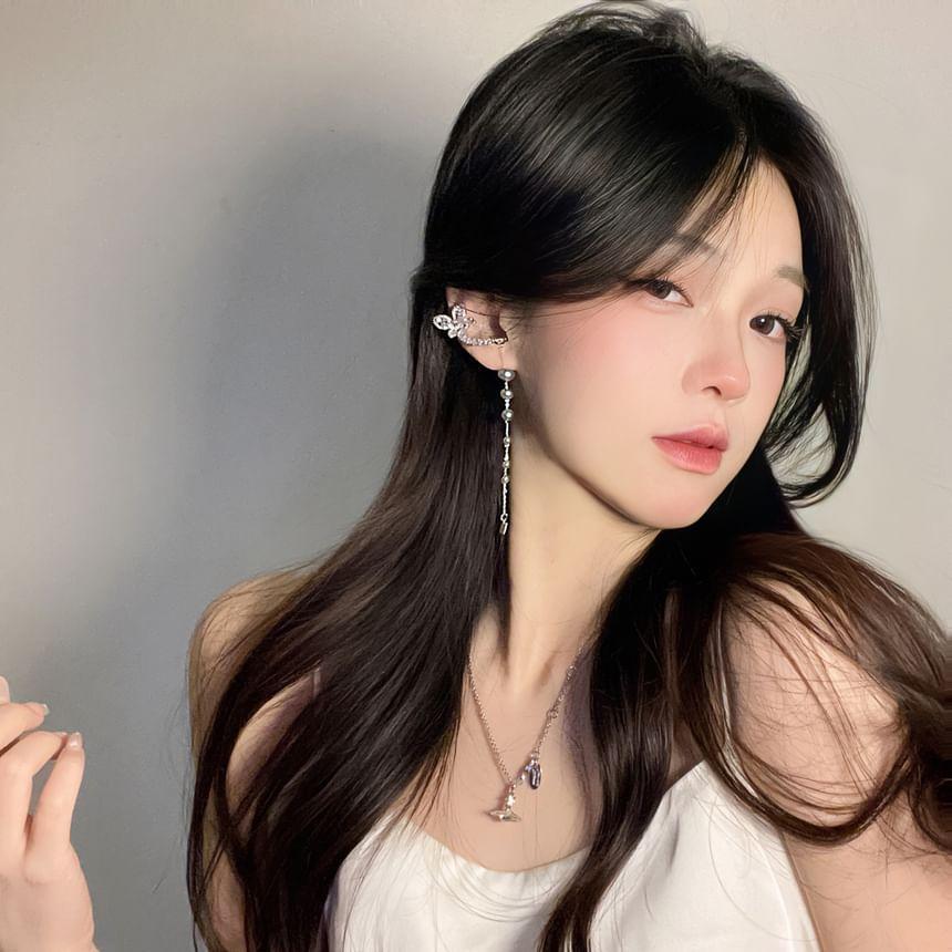 Butterfly Rhinestone Alloy Ear Cuff (Various Designs) / Set Product Image