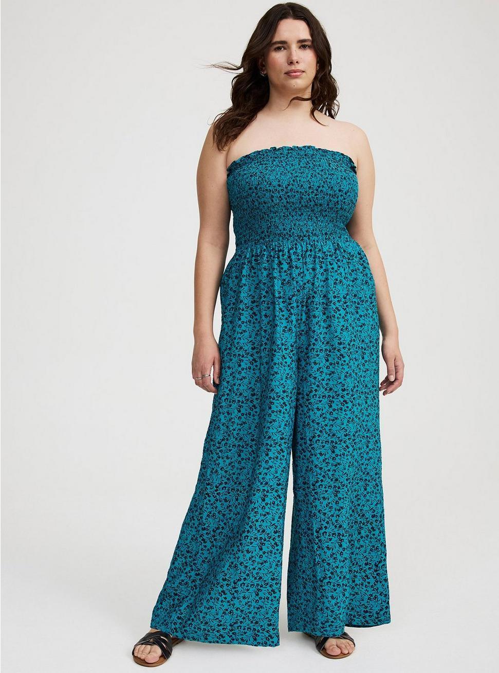 Smocked Tube Jumpsuit Product Image