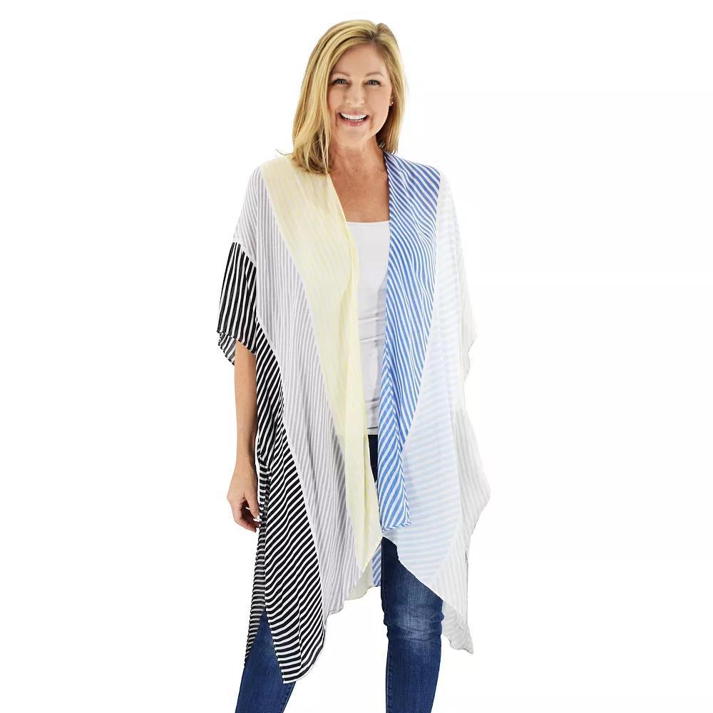 Women's Le Moda Harborside Kimono, Multi Product Image