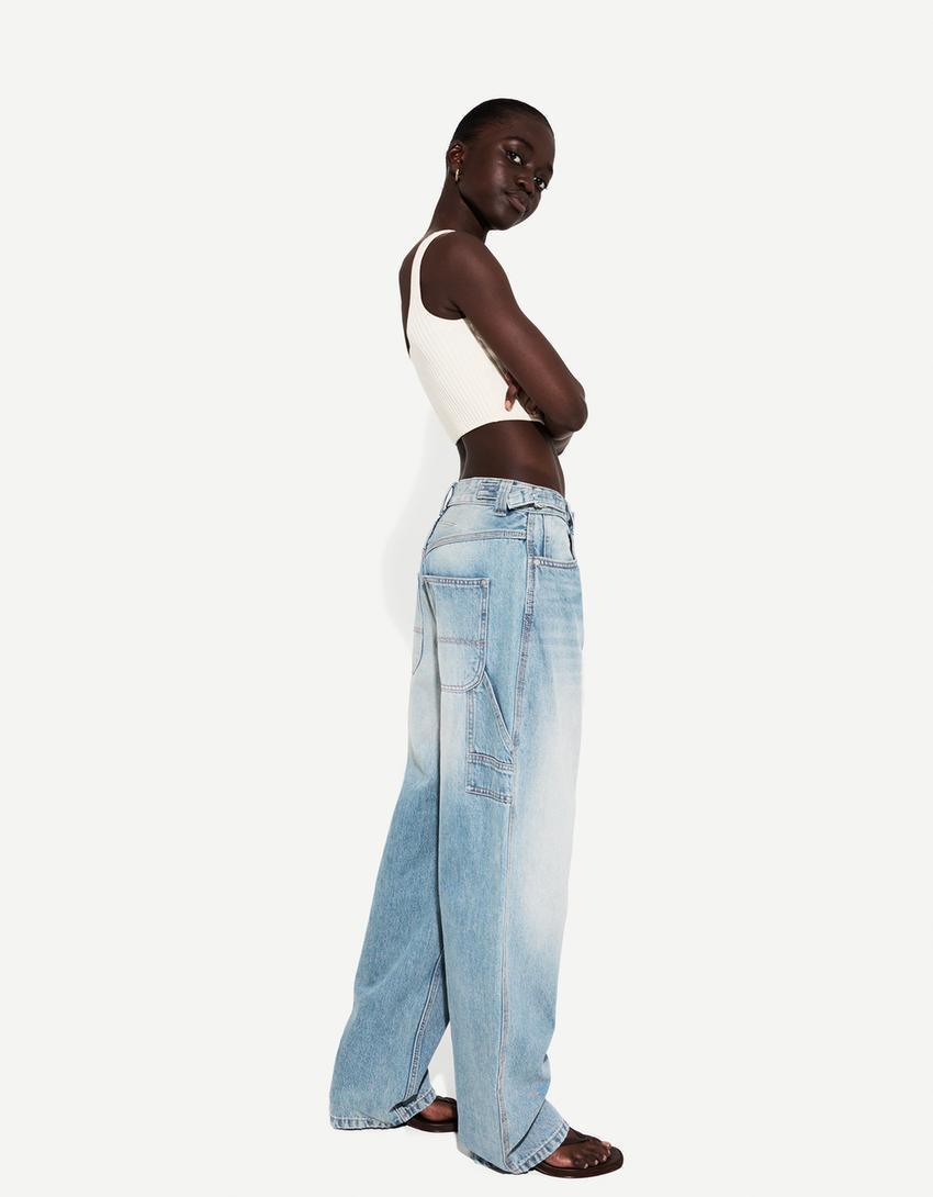 Adjustable balloon fit carpenter jeans Product Image