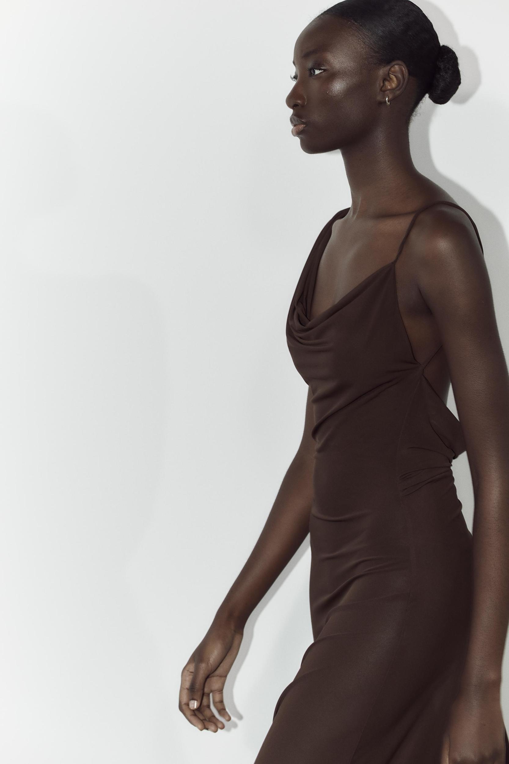 LONG ASYMMETRICAL DRESS Product Image
