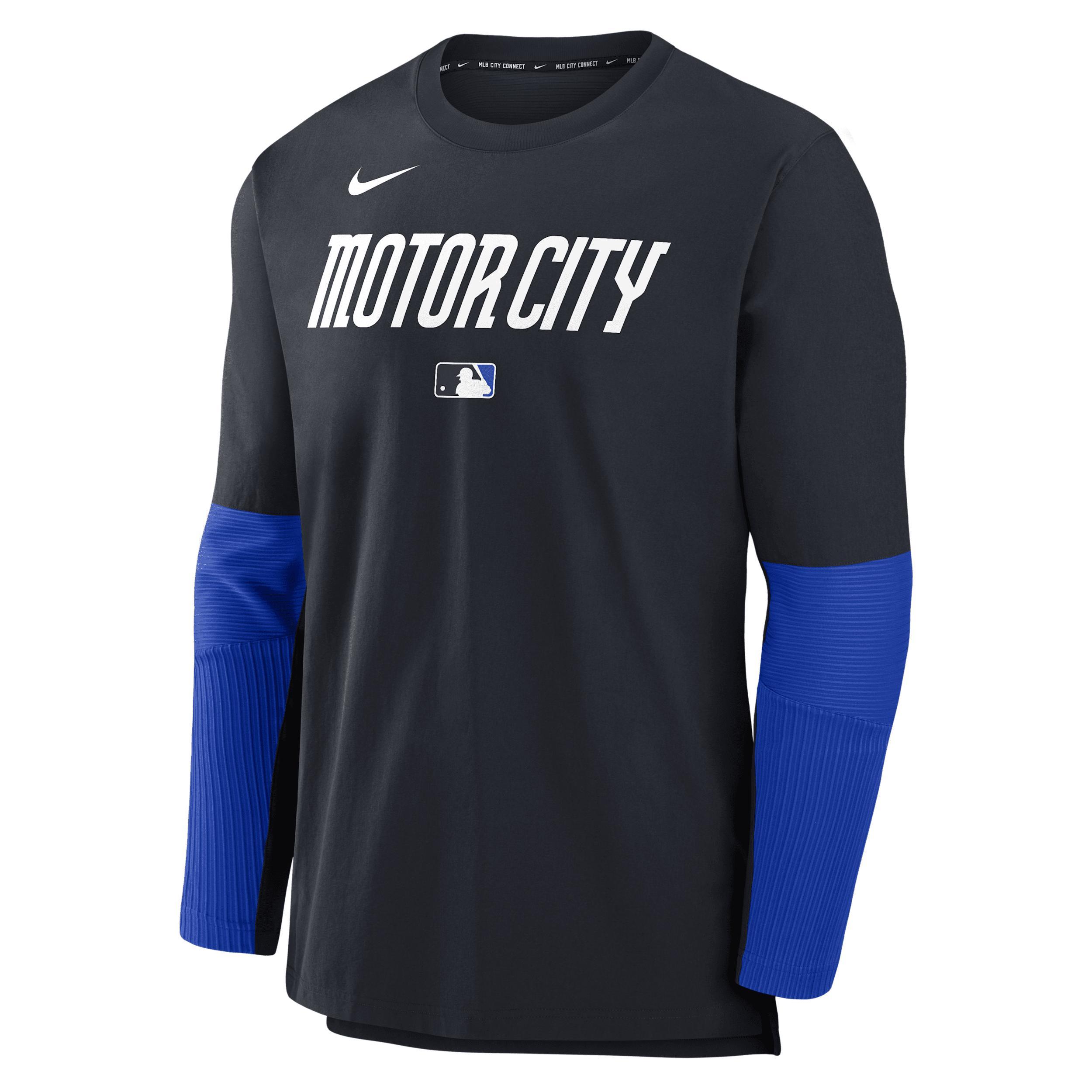 Detroit Tigers Authentic Collection City Connect Player Nike Men's Dri-FIT MLB Pullover Jacket Product Image