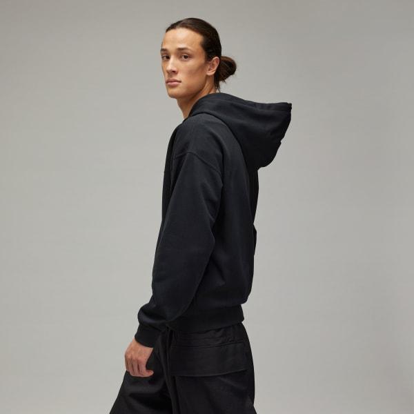 adidas Y-3 French Terry Zip Hoodie Black XS Mens Product Image