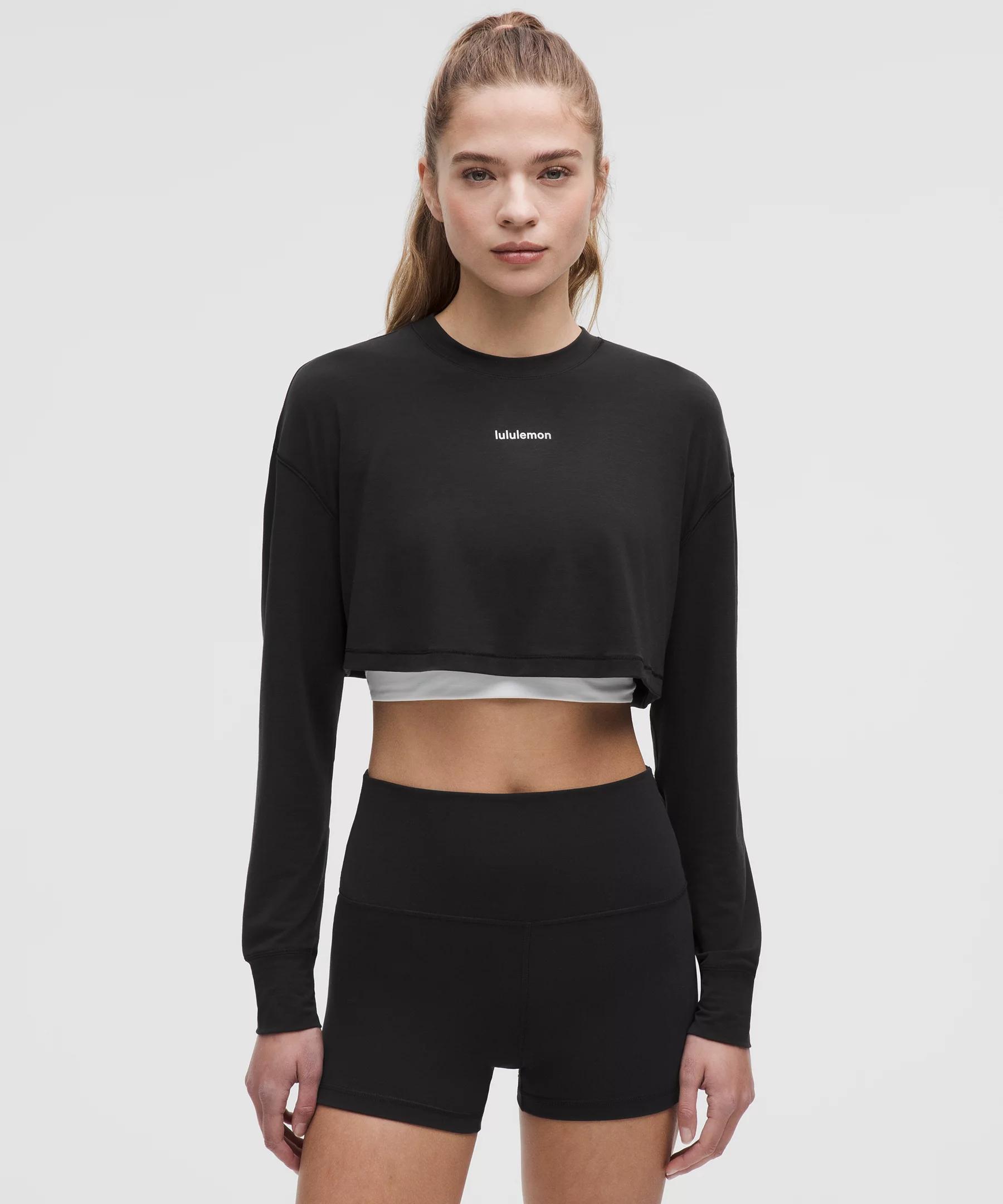 Jersey Training Super-Cropped Long-Sleeve Shirt Product Image