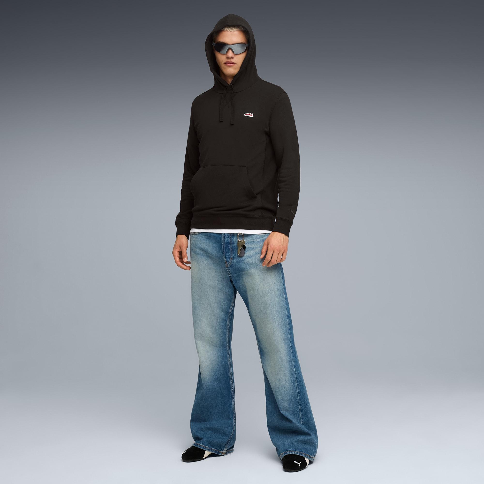 Wardrobe Essentials Suede Hoodie Men Product Image