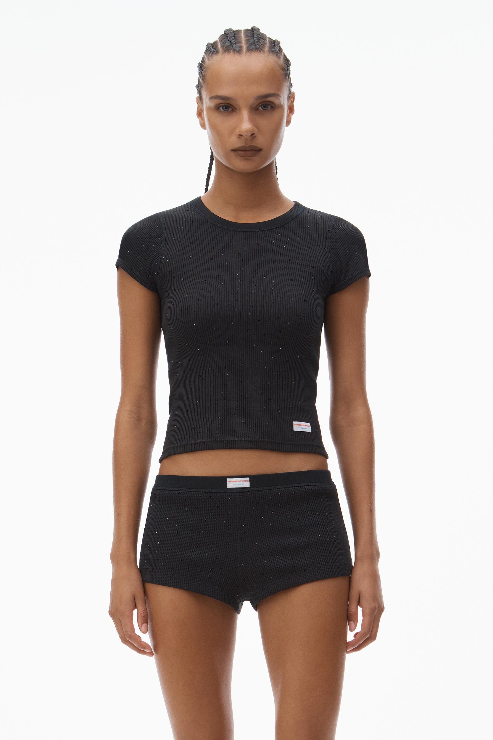 Crysal Hotfix Cami Dress In Waffle Knit Product Image
