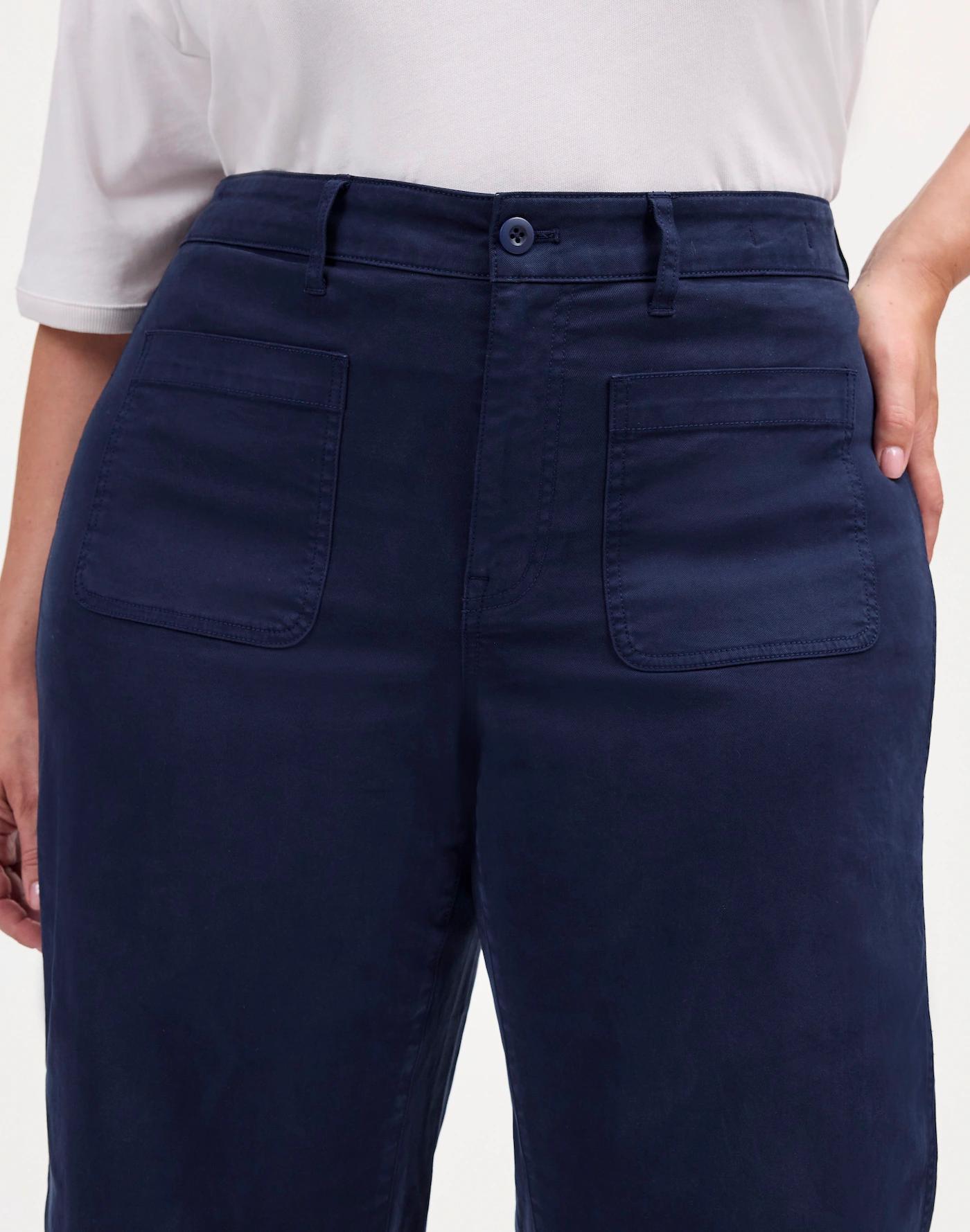 The Plus Emmett Wide-Leg Pant: Patch Pocket Edition Product Image