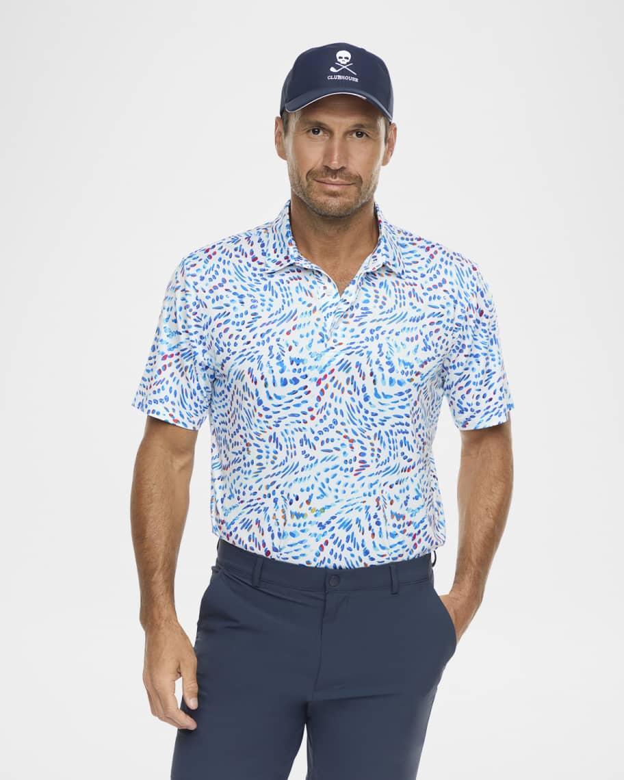 Mens Color Play Knit Polo Shirt Product Image