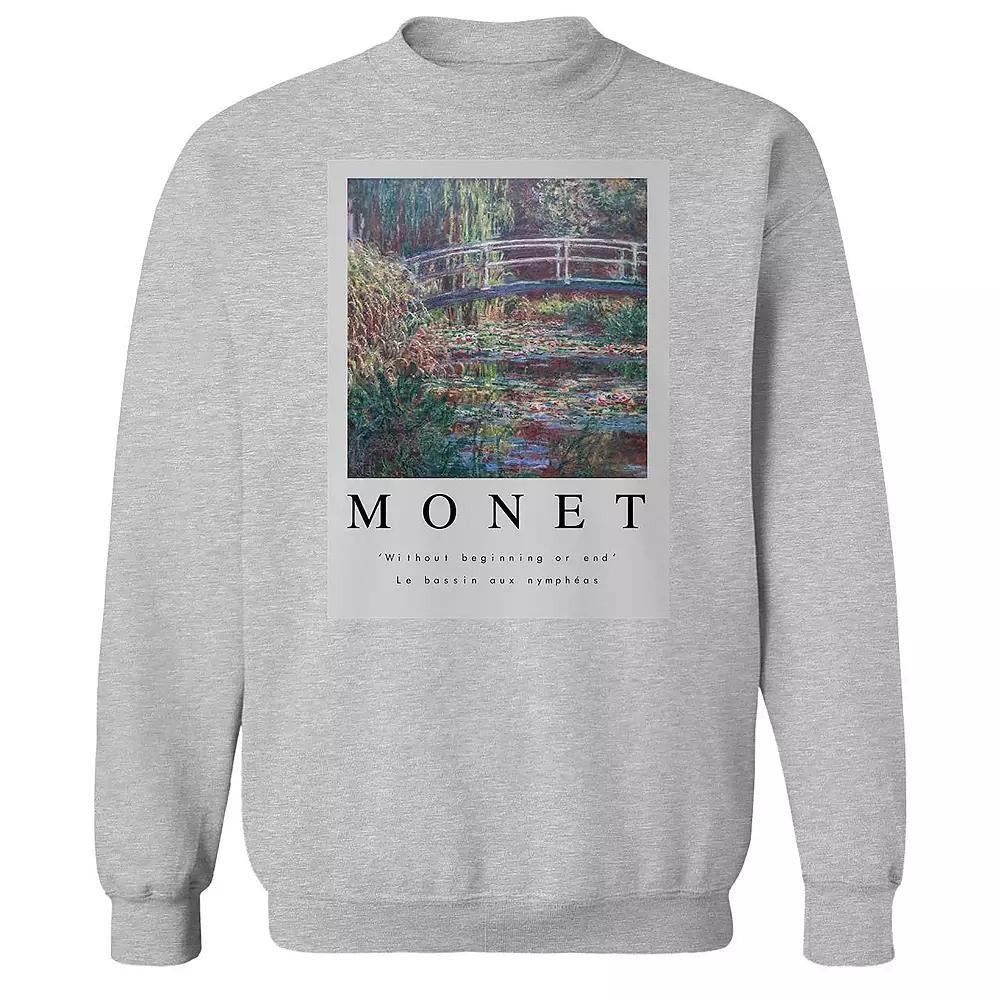 Men's apoh - Monet Without Graphic Sweatshirt, Size: Small, Sport Gray Product Image