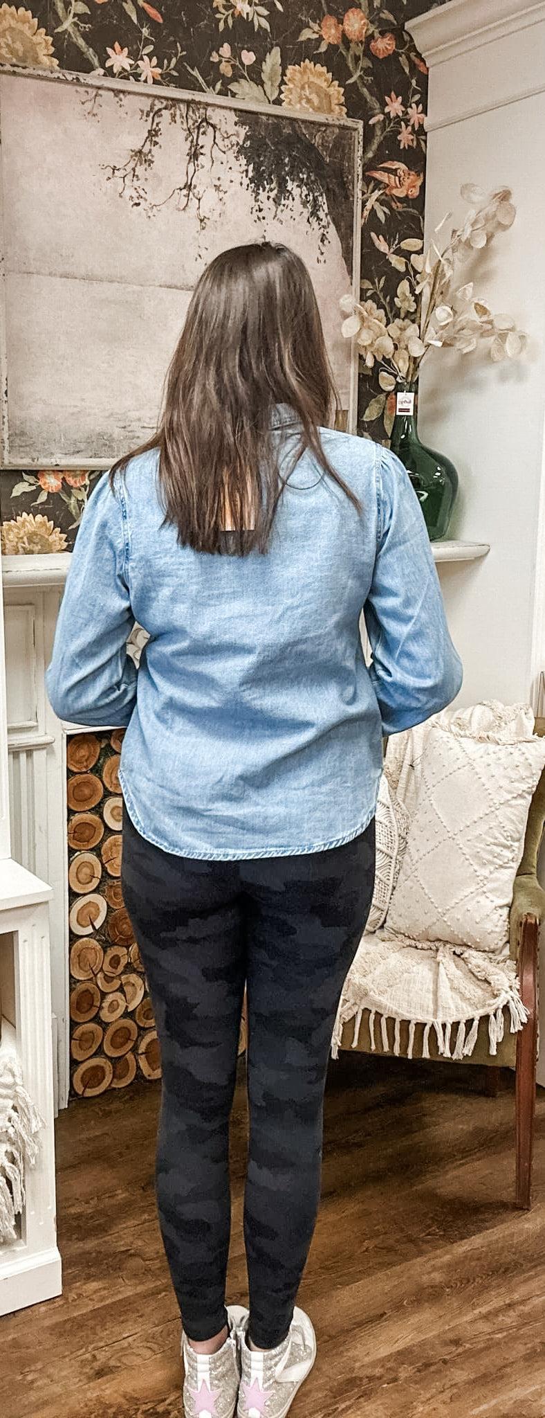Olivia Oversized Denim Shirt by Risen (Small to XL) Product Image