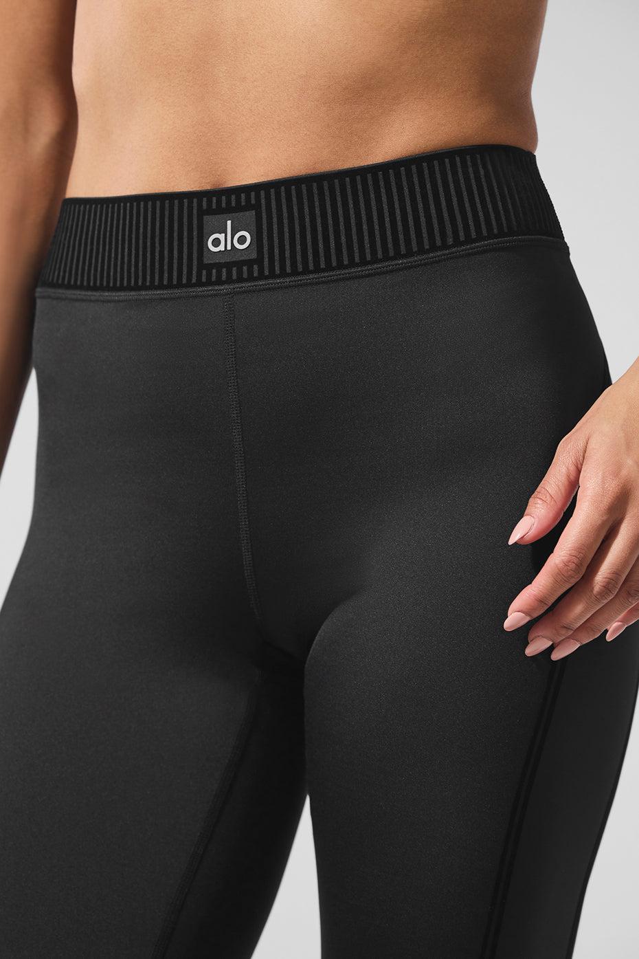 Airlift High-Waist Line Up Capri - Black Product Image