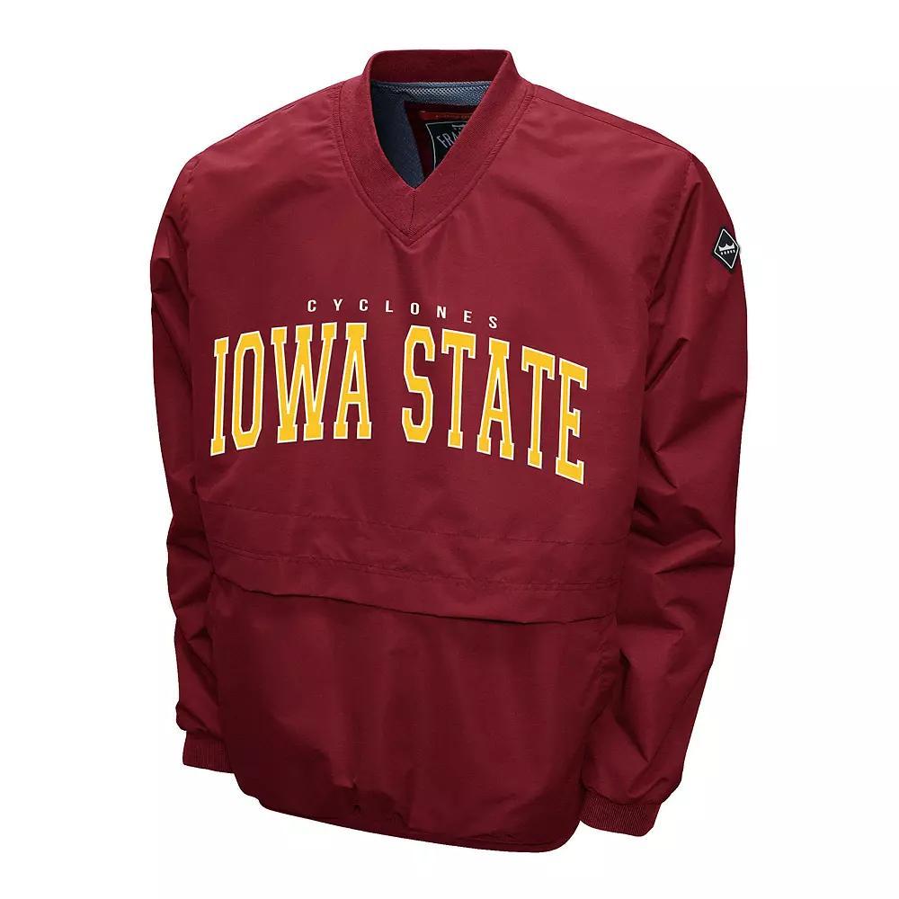 Men's Iowa State Cyclones Members Windshell Pullover, Size: 3XL, Red Product Image
