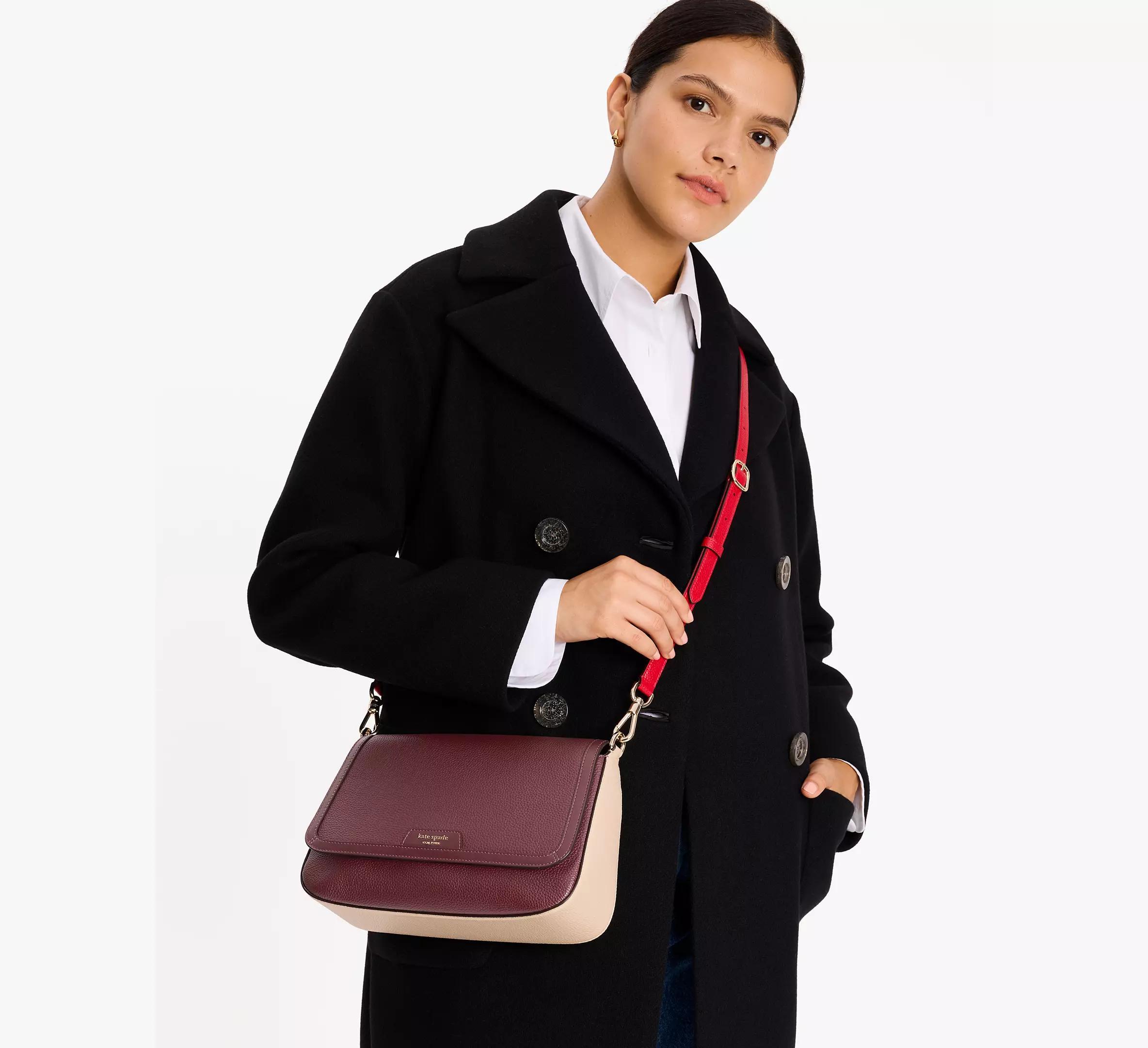 Hudson Colorblocked Convertible Flap Shoulder Bag Product Image