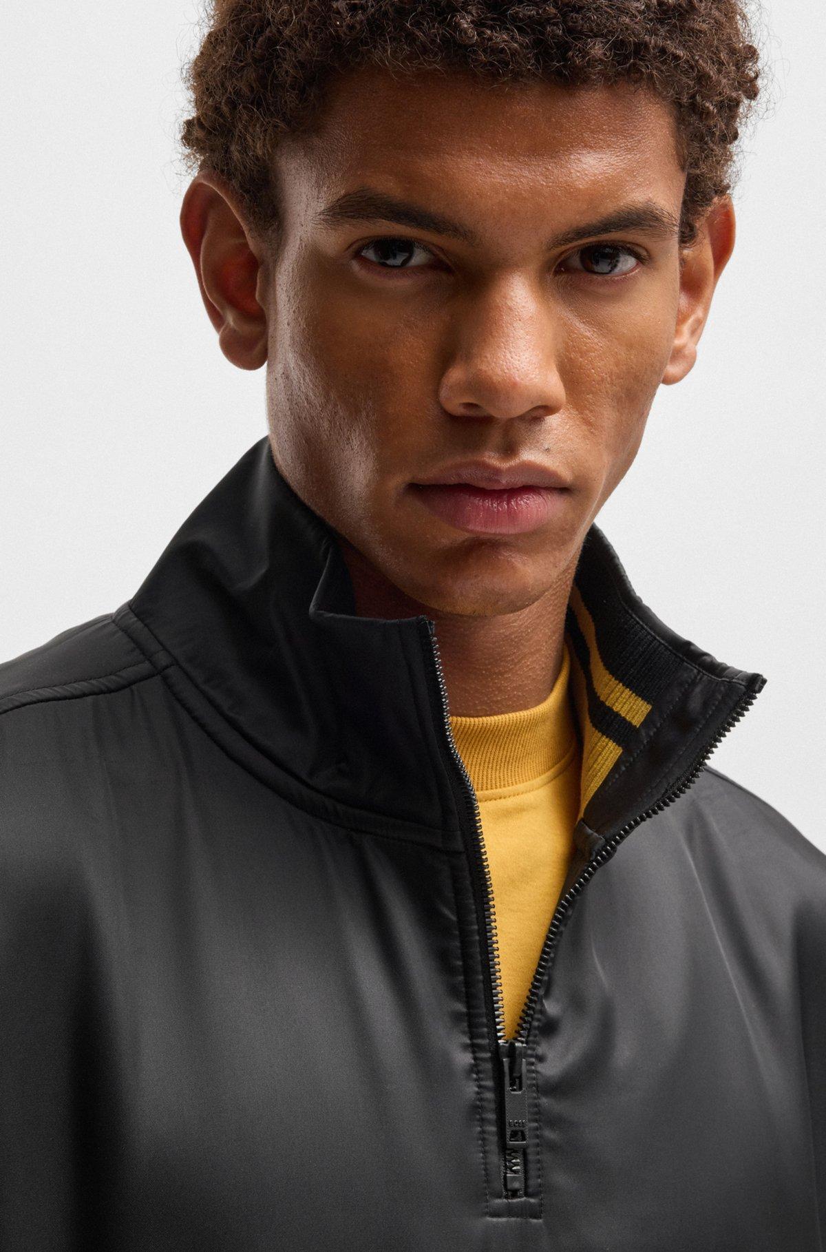 BOSS x NFL fleece sweatshirt with gold-tone trims Product Image