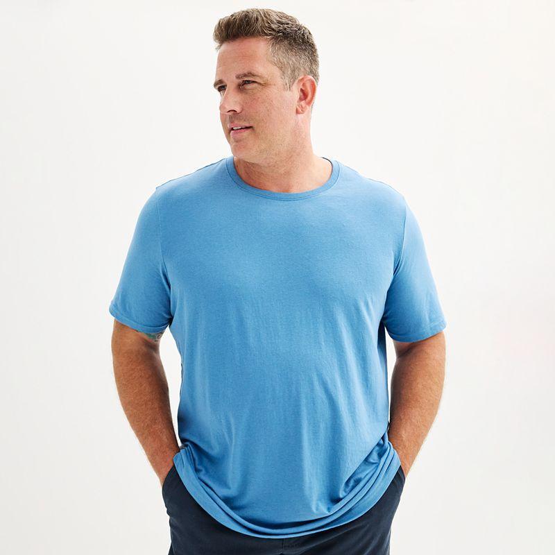 Big & Tall Sonoma Goods For Life® Short Sleeve Crewneck T-Shirt, Men's, Size: Medium Tall, Dark Product Image