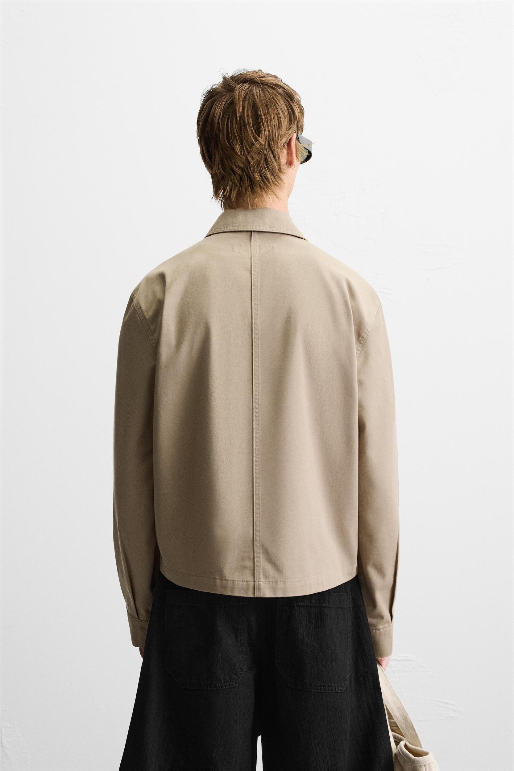 REGULAR FIT ZIPPER OVERSHIRT Product Image