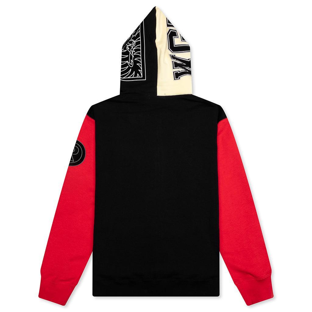 Shark Full Zip Hoodie China - Black Male Product Image