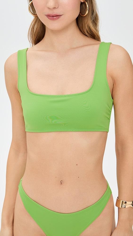 Good American Square Neck Compression Swim Top | Shopbop Product Image