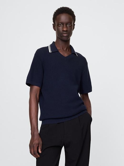 Johnny-Collar Sweater Product Image